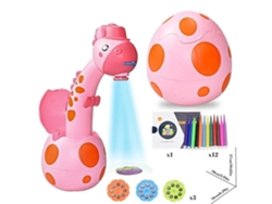 Mini proyector Led con gráficos de dibujo para arte infantil, mesa de dibujo, tablero de pintura, escritorio pequeño tipo E con caja