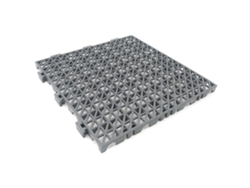 Pack Ahorro 24 Losetas Pvc Reforzado 33x33x2cm (≈2,6m² - Gris) - Piscinas, Garajes, Talleres, Zonas Húmedas, Paso De Vehículos, Lavaderos De Coches