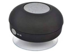 Mini altavoz portátil Hi-Fi con ducha impermeable para piscina, altavoz inalámbrico Bluetooth, manos libres con micrófono, color negro Lalamoli