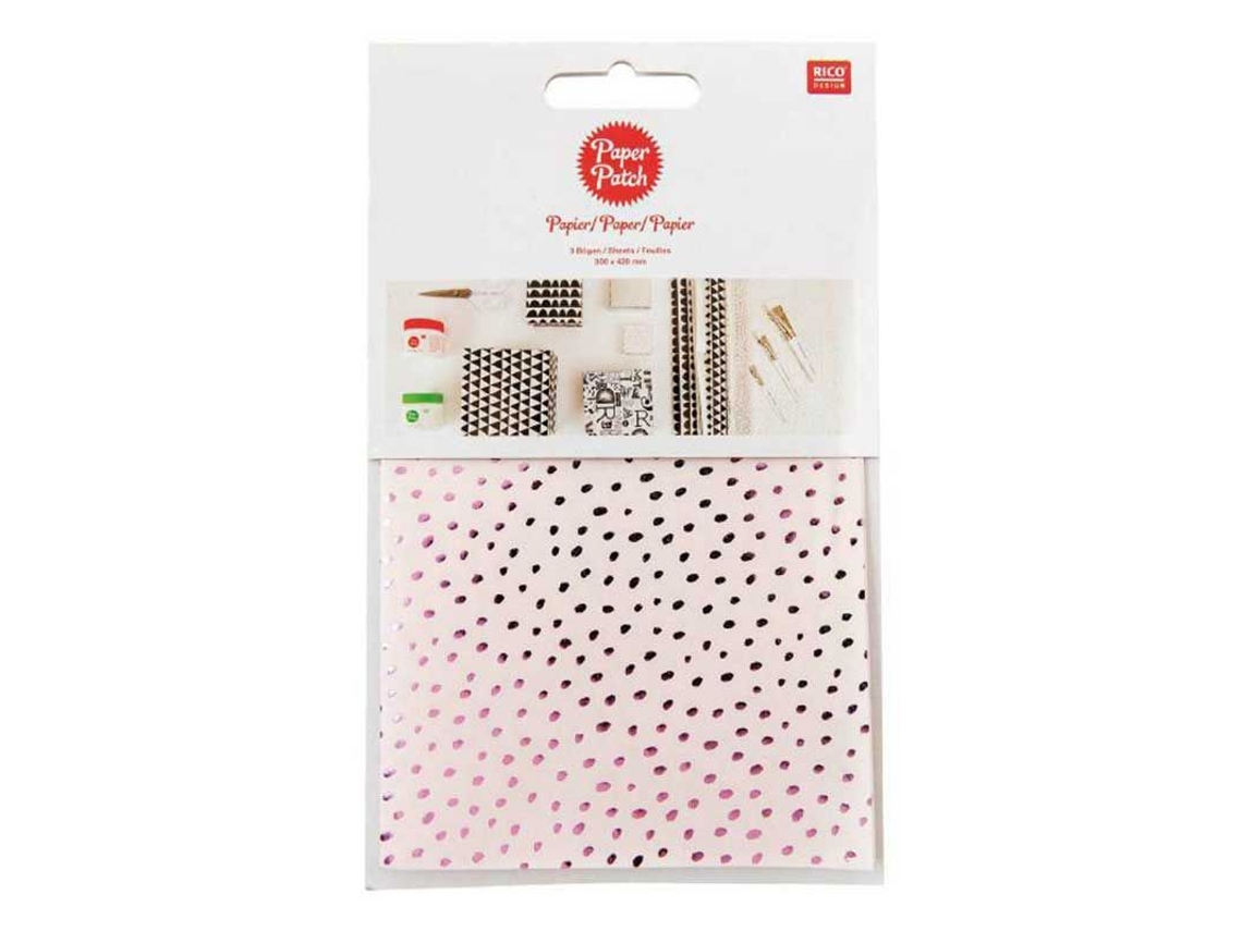 Paper patch moteado lila 30x42 cm