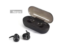 Auriculares Estéreo Inalámbricos Bluetooth Tws (negros), Intraaurales, Con Cancelación De Ruido Y Resistentes Al Agua.