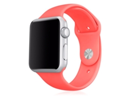 Correa de silicona compatible con Apple Watch de 38/40/41 mm. Talla M/L. 23 x 2 x 0,2 cm. Color: rosa.