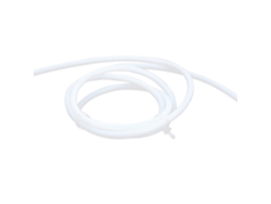 Tubo de PTFE blanco de 1 m para extrusor Bowden de hotend Reprap Rostock de 2 x 4 mm