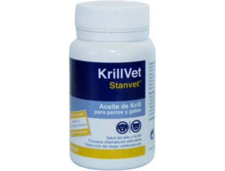 Complemento Alimenticio de Perros STANVET Cápsulas Vet Krill (120 Cápsulas)