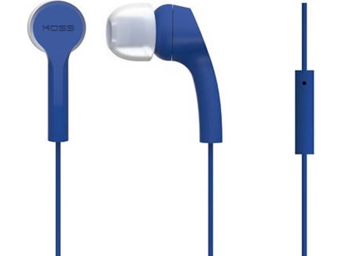Auriculares con Cable KOSS KEB9IB (In Ear - Micrófono - Azul)