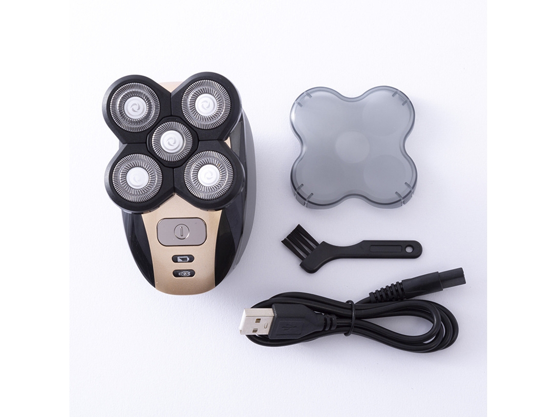 Afeitadora Eléctrica 5 En 1 Para Hombre, Cinco Puntas Flotantes, Kit De Herramientas (sin Estuche De Almacenamiento) - Wghy3024*