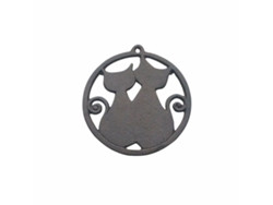 Salvamantel SIGNES GRIMALT Gatos Hierro Fundido 15,5x1,5x15,5 cm