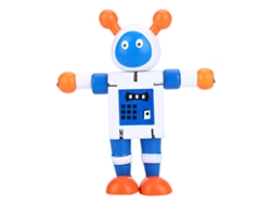2026-juguetes Robot De Madera Con Personalidad Bonita Juguetes Educativos Para Niños Niñas (blanco)
