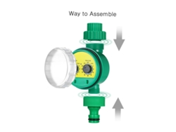 Controlador De Riego Automático Programable Con Kit De Riego Para Jardín, Césped Y Balcón Bxj-008
