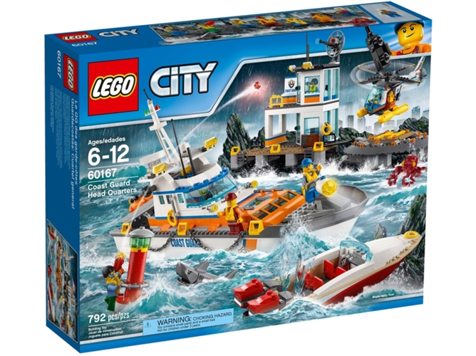 LEGO City: Cuartel de la Guardia Costera 60167 (Edad Mínima: 6 - 792 Piezas)