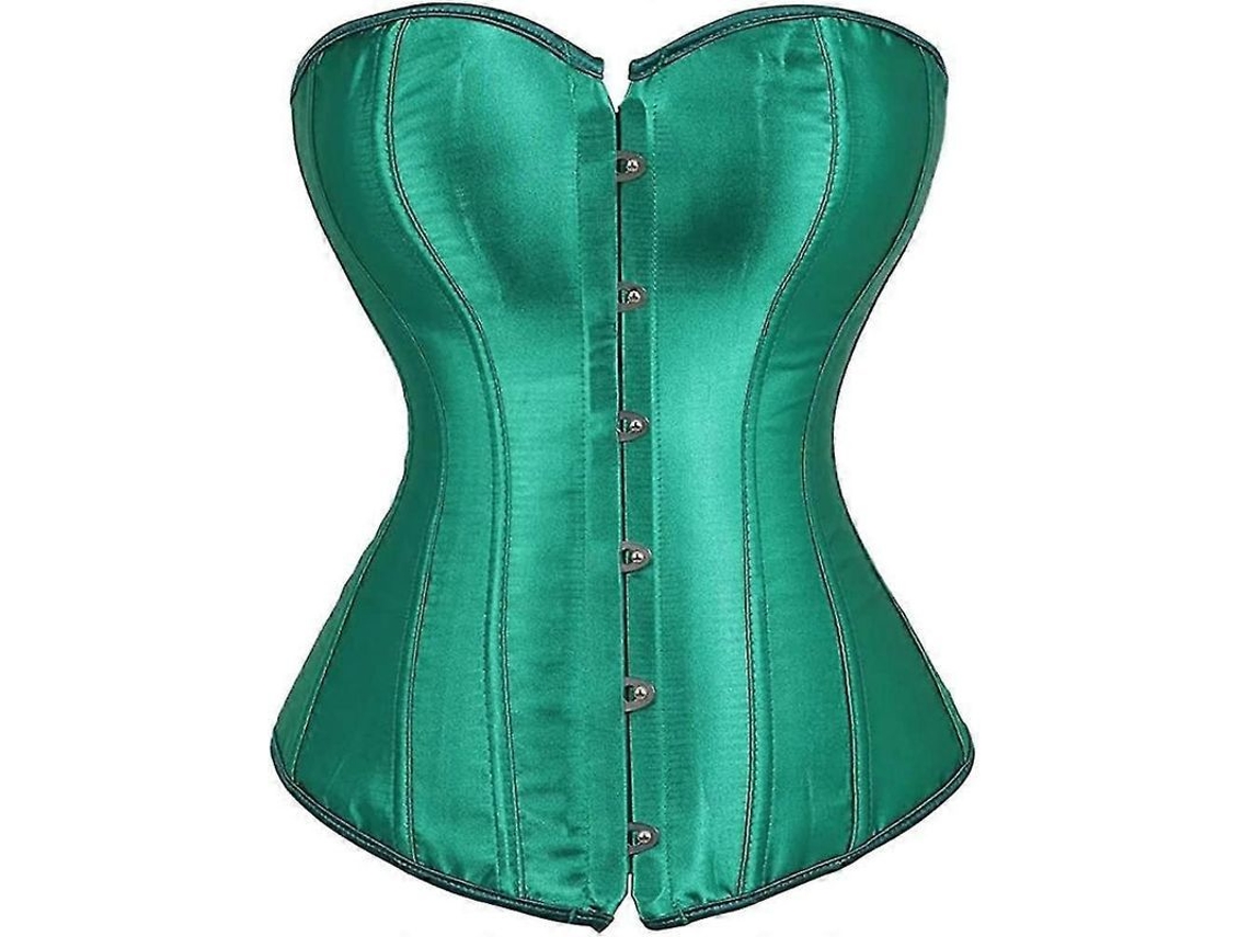 Corsé Gótico De Seda De Talla Grande Con Cintas Y Varillas, Faja Moldeadora Para Mujer.