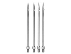 4 Arpones De Pesca De Acero Inoxidable Con Punta Simple Y Anzuelo Con Púas Para Pesca Al Aire Libre.