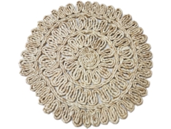 Signes Grimalt  - Salvamantel Marrón de Fibra Vegetal-Cuerda | Salvamanteles Mantel Individual Salvamanteles Individuales 1x38x38cm