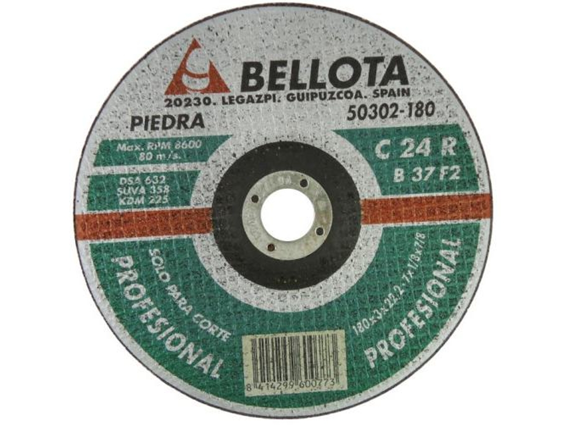 Bellota Disco 50302-180x22,2x3,0 Mm Corte Piedra Prof.