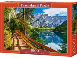 Puzzle CASTORLAND Braies Lake, Italy (1000 Piezas)