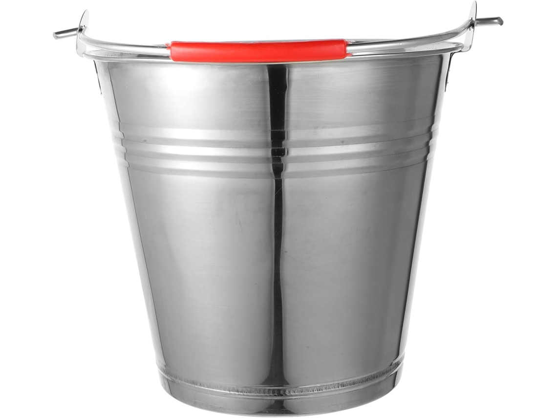 Cubo De Cenizas Metálico Inoomp De Hierro Para Chimenea Y Parrilla, Gran Capacidad, Al Calor, Estilo Moderno Para Uso
