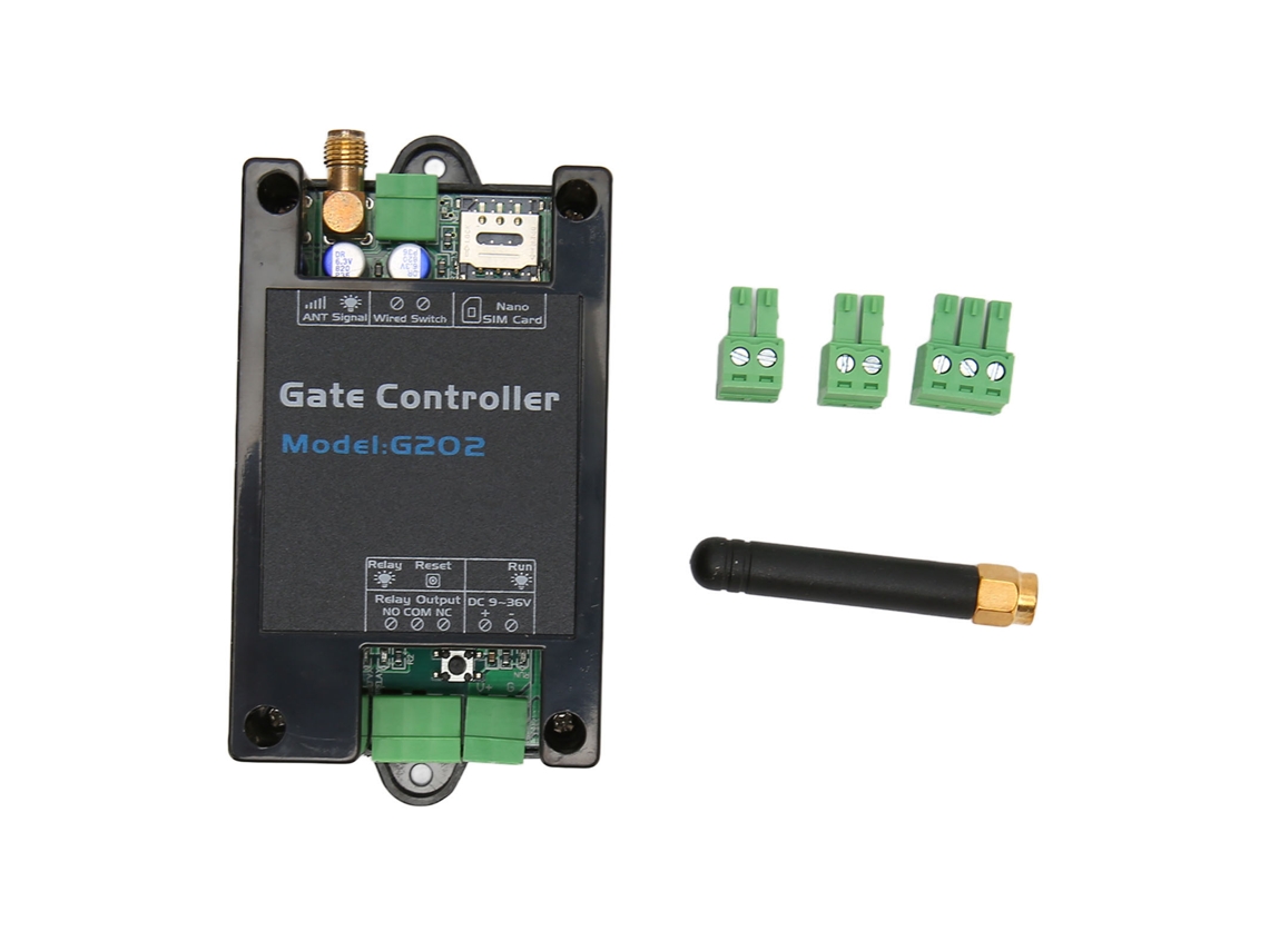 Controle Remoto Gsm 4g Abertor De Portão Com Comandos Sms Para Armazém Estacionamento G202