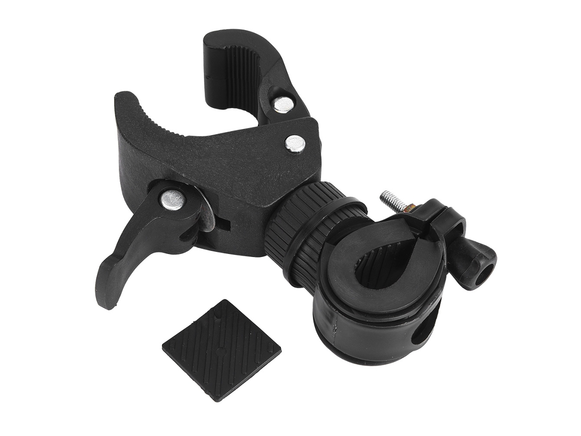 Soporte Giratorio Universal Para Luces Led De Bicicleta, 2 Piezas, Ajustable A 90 Grados, Compatible Con Manillares De 20-35 Mm.