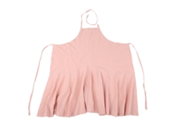 Delantal De Algodón Y Lino Para Mujer Tareas Del Hogar Cocina Jardinería (rosa Nude)