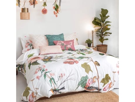 Funda de Edredón HAPPYFRIDAY Blooming (220 x 220 cm - Algodón - Multicolor)
