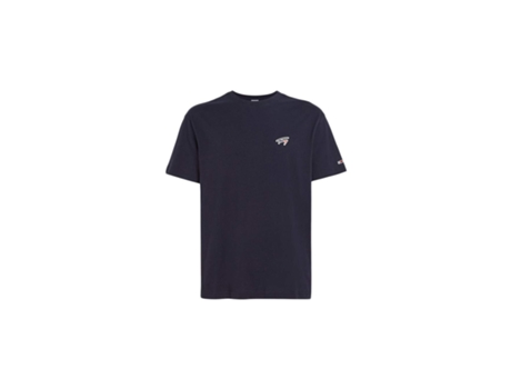 Camiseta TOMMY JEANS Algodón para Hombre (L - Negro)