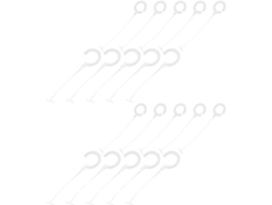 10.000 ganchos en J de plástico blanco, 3,5 cm x 5 cm, para pistola etiquetadora. SFUSHOS