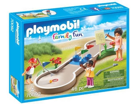 Playmobil PLAYMOBIL Family Fun Mini Golf (Edad Mínima Recomendada: 4años)