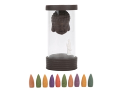 Porta incienso único a prueba de viento con retorno decorativo para Buddha Home