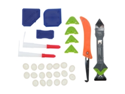 Kit De Herramientas Para Sellar, Eliminar Silicona, Limpiar Y Raspar Pisos Y Ventanas.