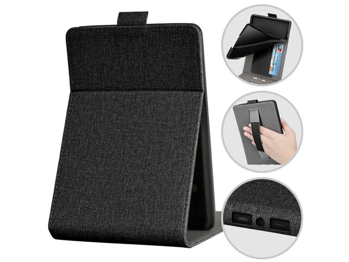 Funda Eifson Para Kindle Paperwhite 6 De 12th Gen De 7 In (2024), Con Correa De Mano (negra)