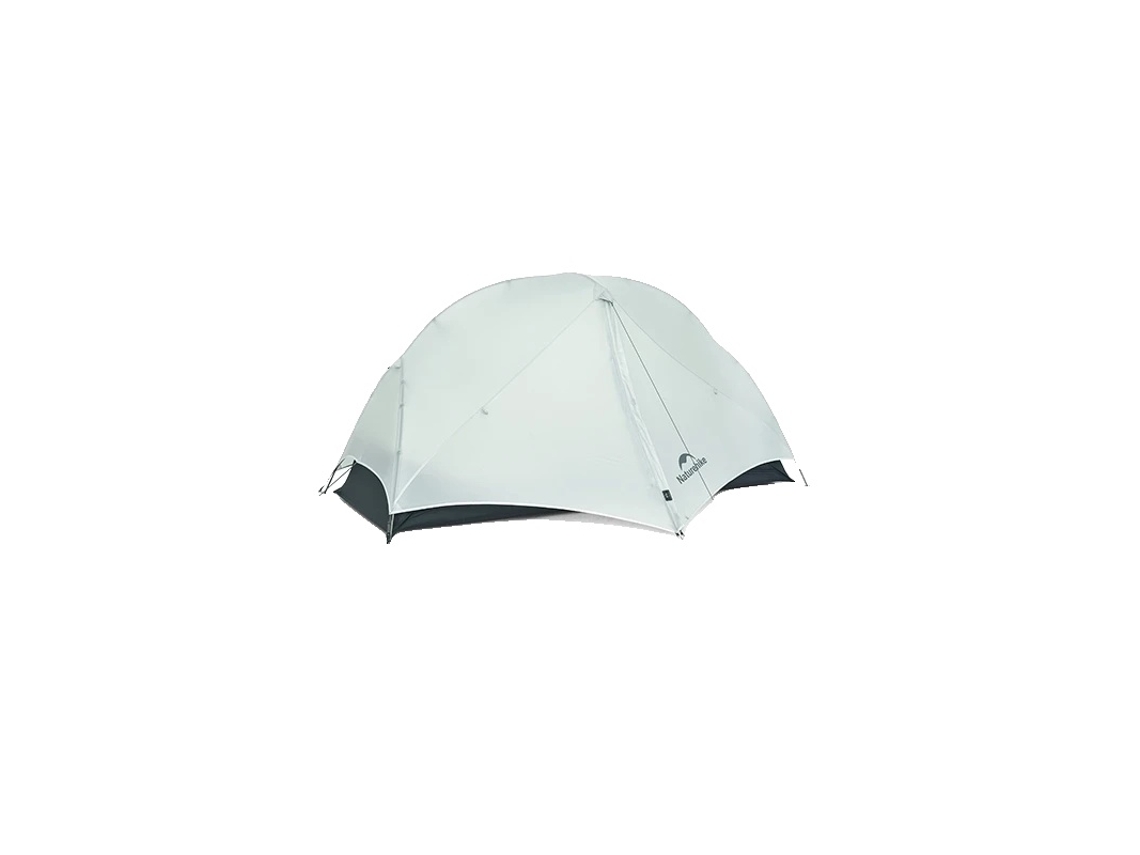 Tienda de campaña ligera, resistente e impermeable, gris, para 1 persona.