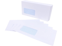 Sobres De Seguridad Autoadhesivos, Formato 115x225 Mm, Con Ventana Izquierda, Paquete De 50