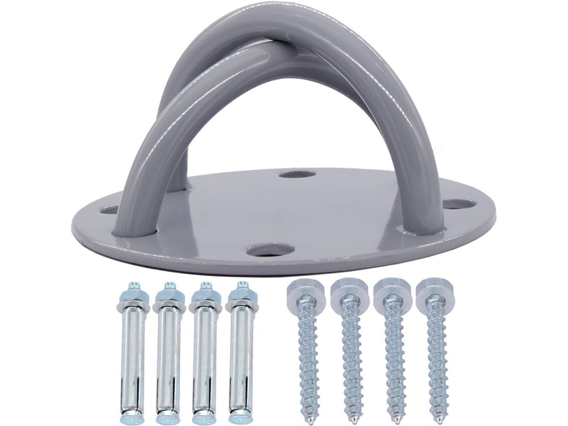 Soportes de pared/techo, correas de suspensión y anclajes Mdug para gimnasios y hogares.