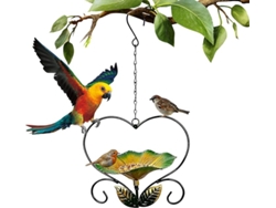Comedero Colgante Para Pájaros De Exterior, Bebedero Para Pájaros/insectos, Decoración Para Patio Exterior (verde) Czhhmart