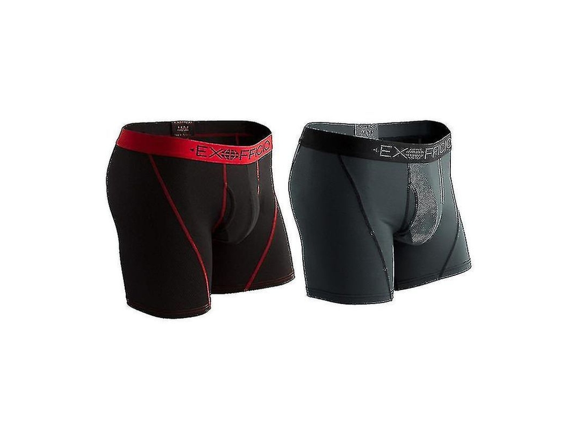 Paquete De 2 Calzoncillos Bóxer Deportivos De Malla Exofficio Para Hombre, 6 Pulgadas, Tallas Estadounidenses.