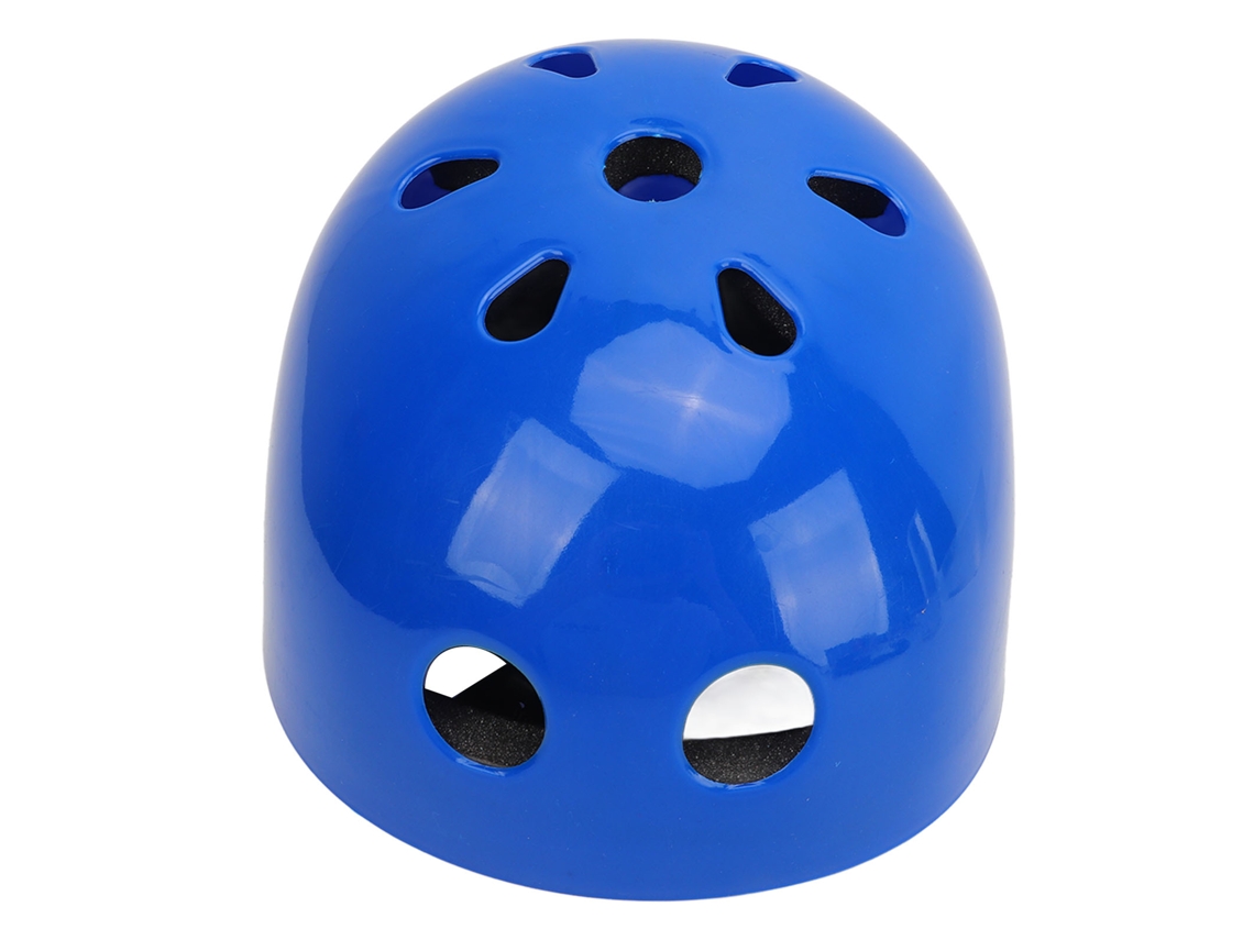 Rebe-casco Para Niños Bicicleta Ligero Absorción De Impactos Construcción Resistente Aireado Casco De Skate Azul
