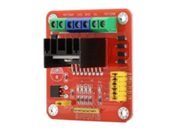 Módulo controlador de motor L298 que controla un motor de CC de 2 canales de 3,30 V