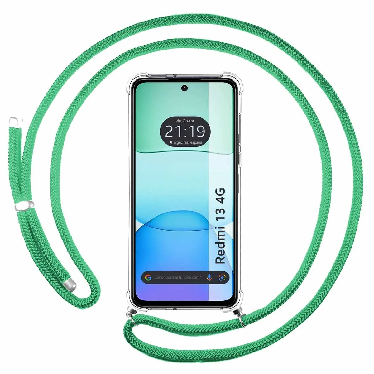 Funda Agua para Xiaomi Redmi 13 4G TUMUNDOSMARTPHONE Silicona Verde