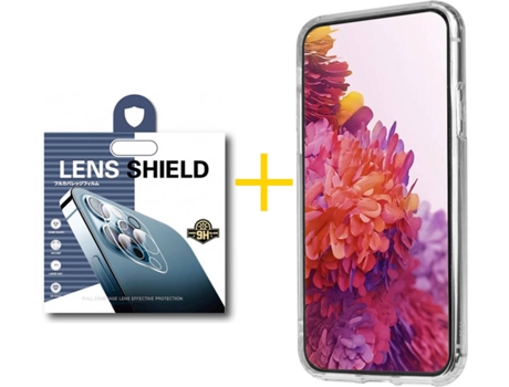 Carcasa + 1 Protector de Cámara para Samsung Galaxy S21 Plus 5G SKYHE Transparente Claro