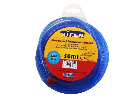 Sifer hilo desbrozadora azul silencio.helico.3.0mmx56 m 48222053