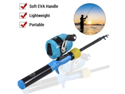 Kit De Caña Y Carrete De Pesca Para Niños Con Accesorios Y Estuche Para Niños Y Niñas.