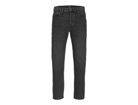 Pantalones de Vaquero de Hombre JACK JONES Erik Cooper Poliéster Negro (31/32)