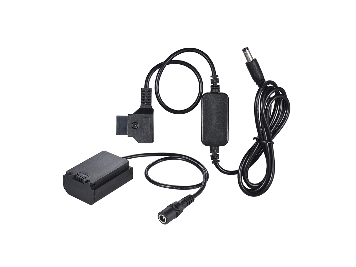 Adaptador D-tap para NP-FZ100, batería ficticia para Sony, conector DC, batería ficticia NP-FZ100.