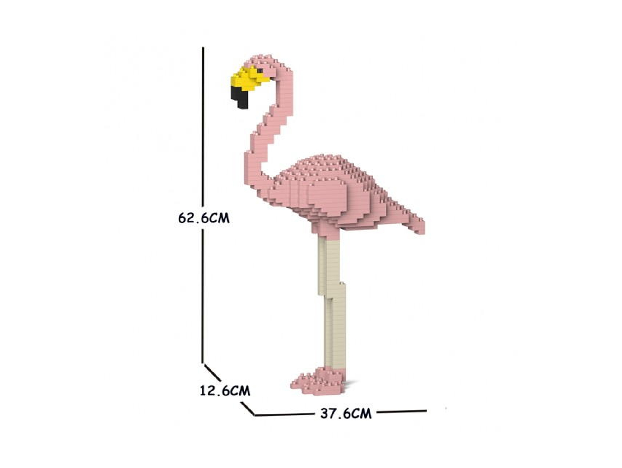 Bloque de Construcción JECKCA Birds: Flamingo (350 Piezas)