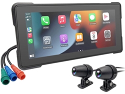 Dvr Portátil Para Motocicleta De 6,86 Pulgadas Sin Carplay Ni Android Auto, Con Pantalla Táctil.