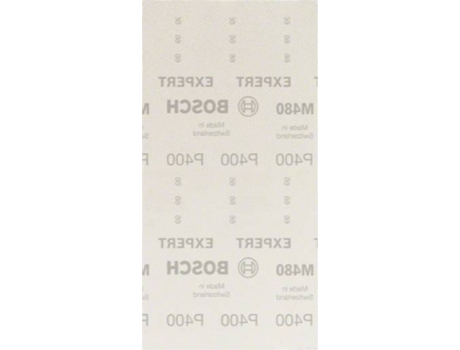 Malla de Lixa BOSCH Expert M480 para Lijadoras Orbitales - 115x230 mm - G 400 - 10 Un