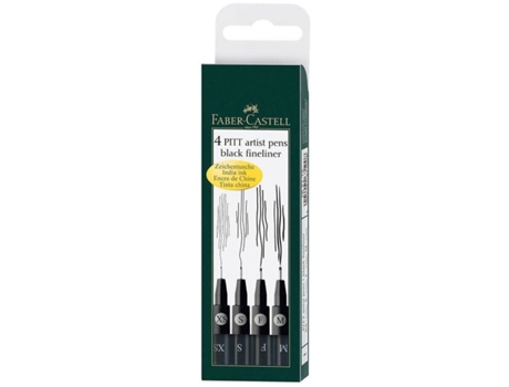 Marcador FABER-CASTELL Artist Pitt Negro