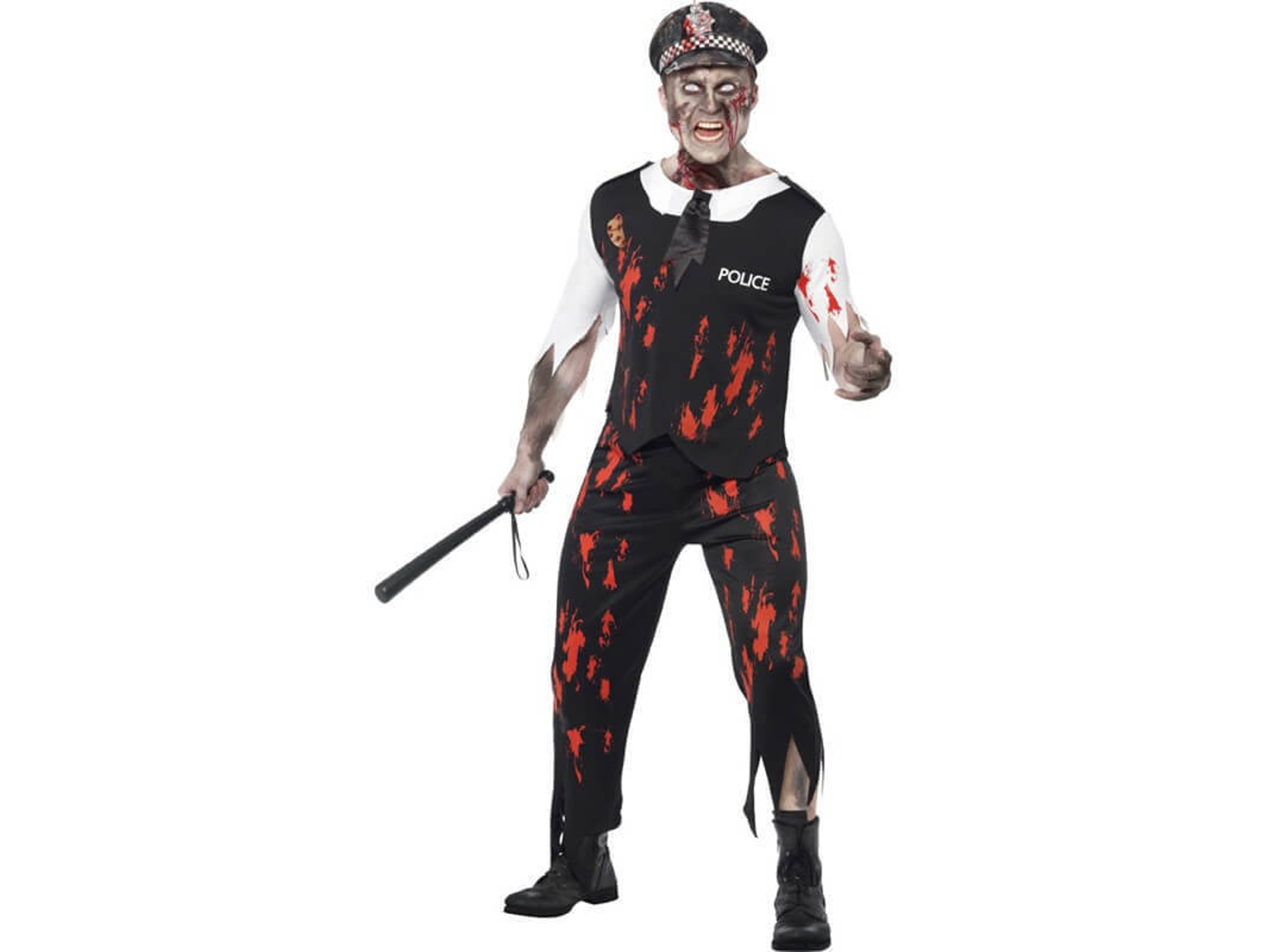 Disfraz de Hombre DISFRAZZES Policía Zombie (Talla: L)