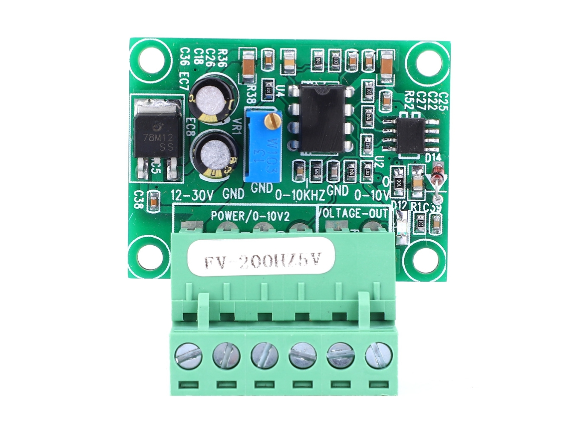 Módulo De Conversión Frecuencia A Voltaje Fv-200hz5v Inversor Digital A Analógico 0-5v