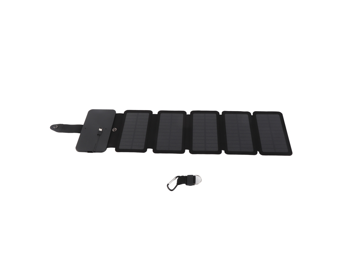 Panel solar plegable portátil de 5V 1A con brújula